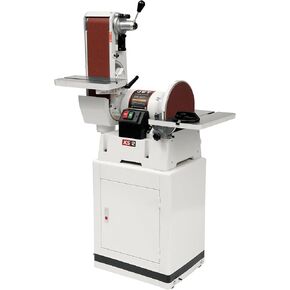 JET 6" x 48" Belt and 12" Disc Sander with Closed Stand, 1-1/2 HP, 115/230V 1Ph (Model JSG-6CS)