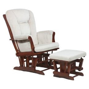 AFG Furniture Alice Glider Chair & Ottoman Without Pillow