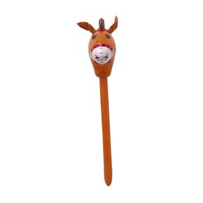 Horse Head Stick Toy for Fun, Brown