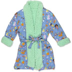 Bellabu Bear Dora Rayon from Bamboo Sherpa Robe, Matching Family Robe, for Kids