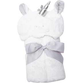 SUPVOX 1Pc Cartoon Unicorn Bathrobe Cotton Hooded Towel Adorable Design Multi Functional Use as Bath Towel Blanket for Showers and Parents