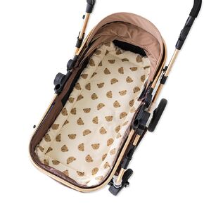 Warm Baby Stroller Seat Liner,Soft Thick Pushchair Seat Liner Baby Stroller Cushion Seat Insert Pad Universal for Pushchair Pram Buggy Car Seat High Chair(Bear)