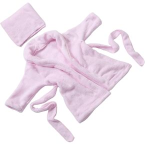 Bathrobe Girl Pajamas Warm Pajamas Dog ​​model Coral Fleece Pajamas Plush Nightwear for Babies Newborn
