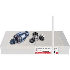 Permanent Magnetic Chuck, 6x12 Inch Rectangular Fine Pole Permanent Magnetic Chuck 100N-120N Strong Surface Grinder Powerful Sealed for Grinding Machine