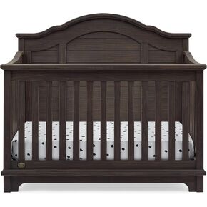 Delta Children Simmons Kids Asher 6-in-1 Convertible Crib with Toddler Rail, Rustic Grey