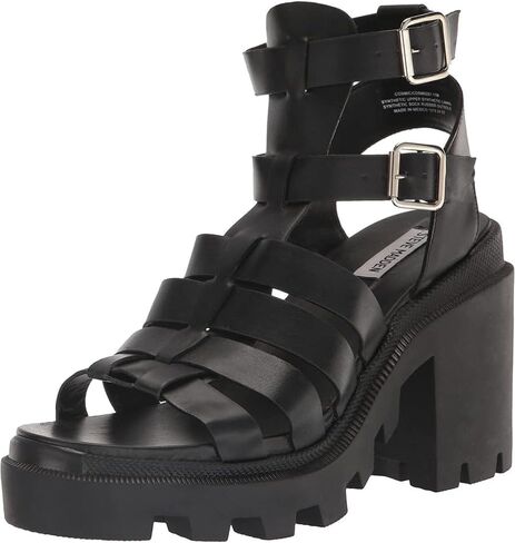 Steve Madden Womens Cosmic Faux Leather Ankle Strap Gladiator Sandals in Saudi Arabia