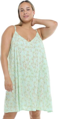 Body Glove Women's Nicole Plus Cover Up Swimwear Beach Dress, Available in Sizes 1X,2X,3X, Matria Floral in Saudi Arabia
