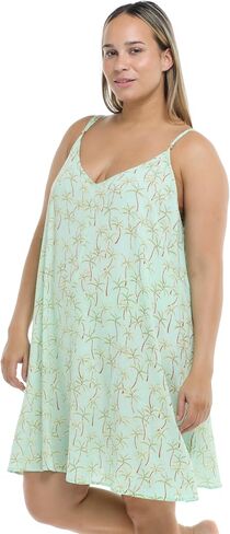Body Glove Women's Nicole Plus Cover Up Swimwear Beach Dress, Available in Sizes 1X,2X,3X, Matria Floral in Saudi Arabia