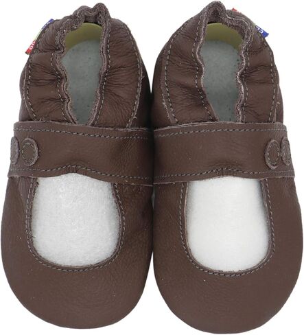 Carozoo Mary Jane Baby Girl Soft Sole Leather Shoes Slippers in Saudi Arabia