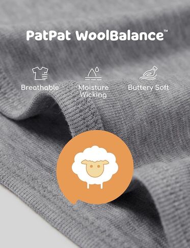 PATPAT Tencel & Wool Blend Baby Sleeper Gown for Newborn Boy Girl Infant, Knotted Sleep Sack as Premium Gift for Baby in Kuwait