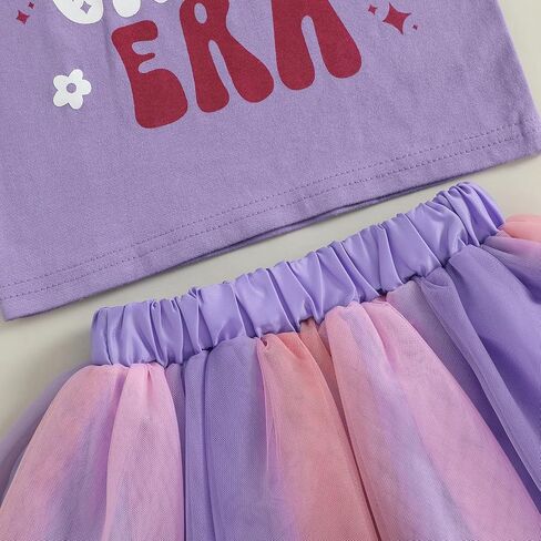 Baby Girl First Birthday Outfit In My One Year Old Era Shirt Tops and Tutu Skirts Set Baby My 1st Birthday Clothes in Saudi Arabia