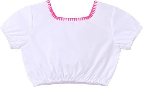 ODASDO Newborn Baby Girl Coming Home Outfit Ruffle Romper Shorts Bowknot Headband 3pcs Summer Casual Clothes Set 0-18M in Saudi Arabia