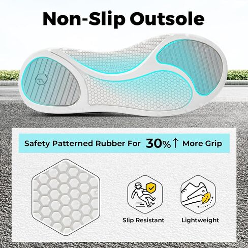 FitVille Women's Extra Wide Slip on Shoes, Wide Walking Shoes Arch Support Casual Sneakers Comfortable Orthopedic Shoe for Plantar Fasciitis Neuropathy in Saudi Arabia