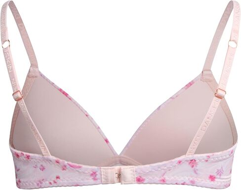 Danskin Girls' A-Cup Training Bra - Molded, Wire-Free, Microfiber Bra with J-Hook Straps, Size 34A, White Marble/Light Blue/Neutral in Saudi Arabia