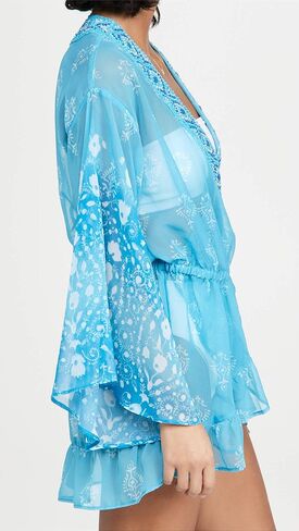 Ramy Brook Women's Standard Alegra Long Sleeve Wrap Dress Coverup in Saudi Arabia