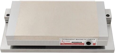 Permanent Magnetic Chuck, 6in x 12in Rectangular Magnetic Chuck W/Helpful Base, Surface Grinder Permanent Magnetic Chuck, Fine Pole Magnetic Chuck Powerful Sealed Chuck for Grinding Machine >100 N/cm² in Saudi Arabia