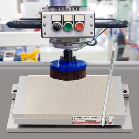 Permanent Magnetic Chuck, 6in x 12in Rectangular Magnetic Chuck W/Helpful Base, Surface Grinder Permanent Magnetic Chuck, Fine Pole Magnetic Chuck Powerful Sealed Chuck for Grinding Machine >100 N/cm² in Saudi Arabia