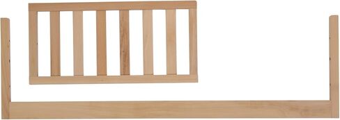 dadada Toddler Bed Rail Crib Conversion Kit for Brand Cribs Only, Natural | Crib Rail Fits the Soho, Austin, Lala, Bliss & Spirit Crib Models, Solid Beechwood, Made in Italy, GREENGUARD Gold Certified in Saudi Arabia