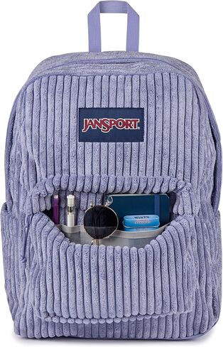 JanSport Superbreak Plus FX Backpack - Work, Travel, or Laptop Bag with Water Bottle Pocket - Kidcore Charms in Saudi Arabia