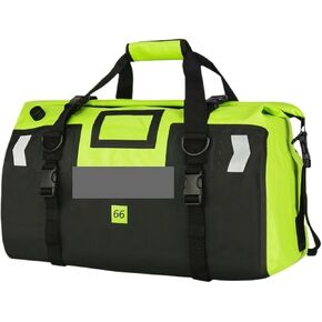 Motorcycle Dry Bag Reflective Tail Duffle Bag Skiing Travel Hiking Camping Boating Riding Fishing Outdoor Luggage(Brown 66-logo)