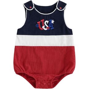 Baby Boy Girl Summer Clothes Golf/Baseball Embroidery Overall Romper Smocked Bodysuit Cute Baby Golf Outfit