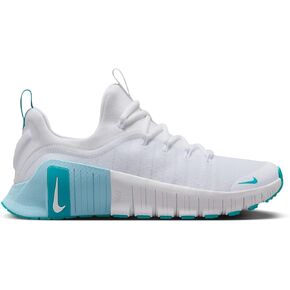 Nike Free Metcon 6 Women's Workout Shoes (FJ7126-107, White/Glacier Blue/Dusty Cactus)