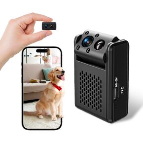 Hidden Camera, 2025 Nanny Cam for Home | Motion Detection Without WiFi, Free 1-Year Cloud Storage, 4K HD Day & Night Recording Smart Mini Camera for Home/Baby/Pet