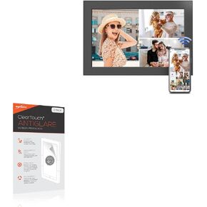 BoxWave Screen Protector Compatible with FULLJA Digital Picture Frame (10.1 in) - ClearTouch Crystal Privacy (2-Pack), Privacy Screen Protector Flexible Film Clear