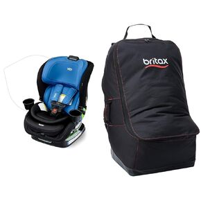 Britax 2-in-1 Convertible Car Seat with Travel Bag, ClickTight Installation, Slim 17-Inch Design