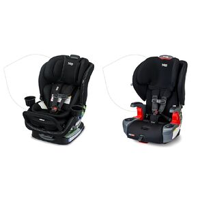 مقعد السيارة القابل للتحويل في Britax Poplar وينمو معك حزمة مقعد السيارة Harness-2-Booster ، أسود