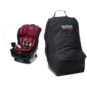 Britax Poplar S Convertible Car Seat and Car Seat Travel Bag with Wheels and Backpack Straps