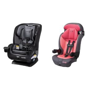 أمان 1st Everslim DLX Slim 4-in-1 قابلة للتحويل مقعد السيارة وحزمة مقعد السيارة Grand 2-in-1