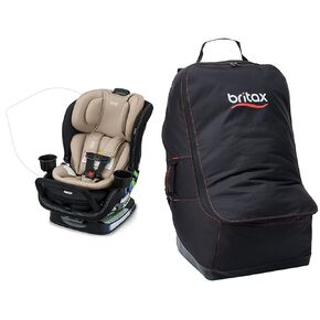 Britax Poplar S Convertible Car Seat, Travel Bag with Wheels, Padded Straps | 2-in-1 Car Seat, Water Resistant Bag