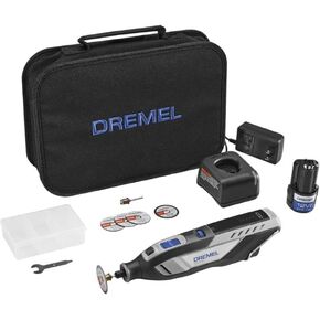 Dremel 8250 12V Lithium-Ion Variable Speed Cordless Rotary Tool with Brushless Motor, 5 Rotary Tool Accessories (Renewed)