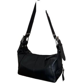 Shoulder Bag Fit for Women Trendy Motorcycle Handbag Minimalist Shoulder Purse Fit for Girls Wear(SB370-White)