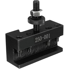 2-Piece Set 250-001 Quick Change Tool Turning Tool Holder Steel Material 1 Bracket Lathe