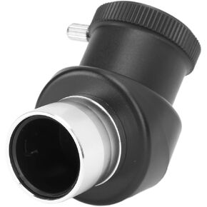 1.25 inch Diagonal Adapter Mirror Prism, 45 Degree Wide Viewing Optical Prism with Covers, Positive Prism Optic Mirror for Telescope Eyepiece Accessories