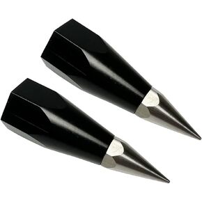 2PCS Survey Range Rod Prism Pole Point Tip With 5/8 Internal Thread GPS RTK Centering Surveying Accessories Carbon Tube Point