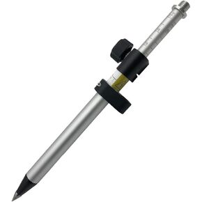 5 / 8x11 Thread 60CM Telescopic Mini Prism Pole Precise Tip Stretch Full Station Prism Surveying Instruments Part