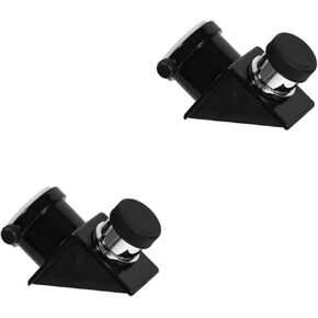 DOITOOL 2pcs 90 Diagonal Mirror 90° Adapter for Stargazing Perfect for Telescope Eyepiece