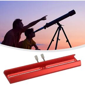 Rail Bar Metal Mounting Plate, 220/360mm Telescopes Finderscope Base, Dovetail Telescope Scope Adapter Mount Base for Guide Mirrors Finderscope Extension Slot Guide(220mm)