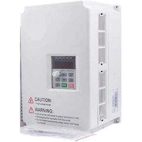 Engraving Inverter VFD-7.5KW 220V/380V Drive Frequency Conversion 1000Hz 3-Phase Output 18A, CNC Spindle Motor Speed Regulation Accessories(7.5kw 380V)