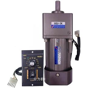 300W AC motor speed motor with a gear reduction box gear motor 6GU3K-300K (Size : 466rpm)