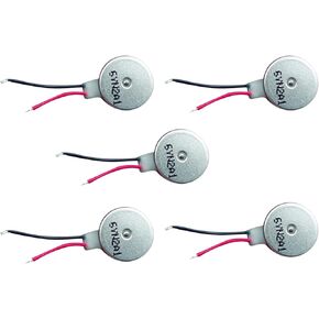2023 Smartwatch Brushless Vibration Motor(5pcs) Mini Vibration Motors LAT Coin Button-Type Vibrating Motor for Smartwatch