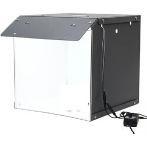 Photo Light Studio Soft Boxes Portable Foldable Dimmable Photography Table Shooting Tents Kit with 3Pcs Background Board