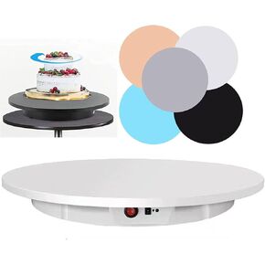 360° Booth Rotating Machine Turntable Display Backdrop Stand Photography Accessories Shooting Quiet Remote Photo Studio Camera,inserted ( )