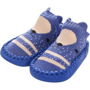 Walking Shoes for Boys Wearproof Stretch First Walkers Floor Socks Fashion Children Baby Leather Loafers Shoes