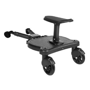 Universal Stroller Board with Detachable Seat,2 in1 Stroller Standing Board for Most Strollers,Holds Children Up to 55lbs