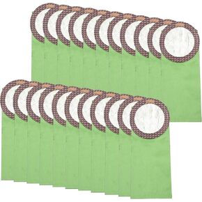 22 Pack 100331 Backpack Vacuum Bags Compatible with ProTeam 10 QT Vacuum Cleaner,(Open Cirular Collar) Replacement for Coachvac, Super Coachvac, Megavac