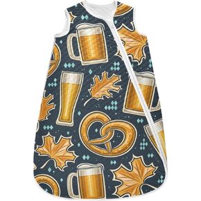 vvfelixl Toddler Sleep Sack for Newborn Oktoberfest Baby Wearable Blanket Sleeveless Swaddle Transition Sleeping Bags for Infant Babys Sleep Suit for 12-24 Months
